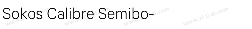 Sokos Calibre Semibo字体转换